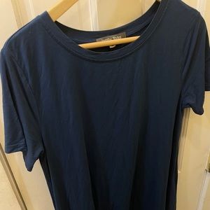 Jamby Styles Blue Short Sleeve Sleep Shirt Women's Size M